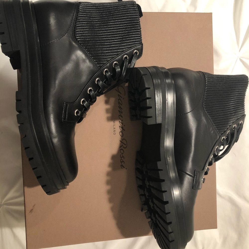Gianvito Rossi Martis 20 leather ankle boots